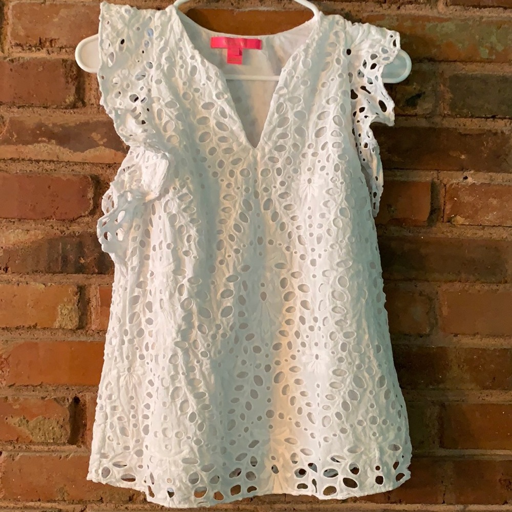 Lilly Pulitzer White Blouse